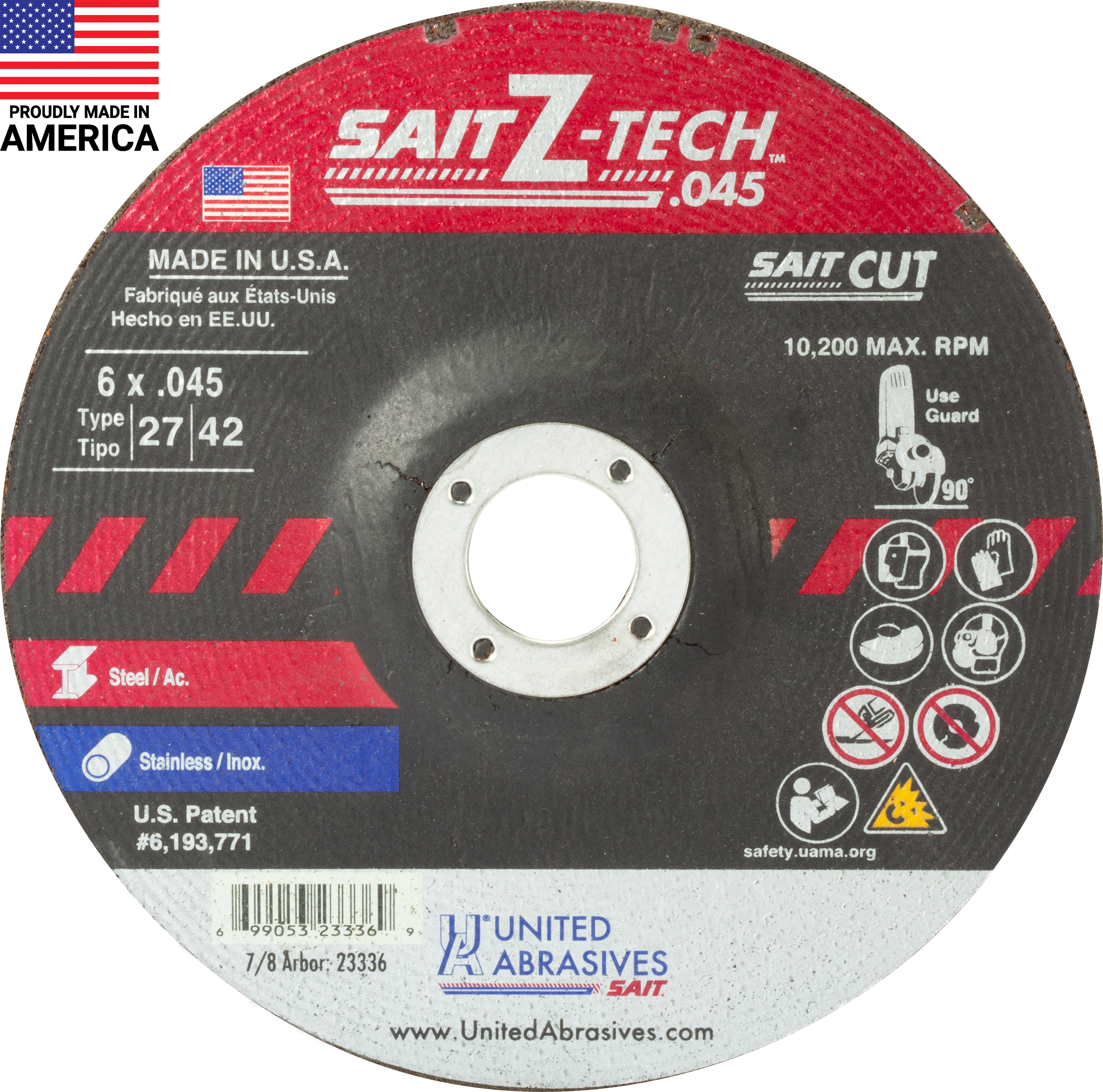 DT 6 X .045 X 7/8 Z-TECH - Cutting Wheels